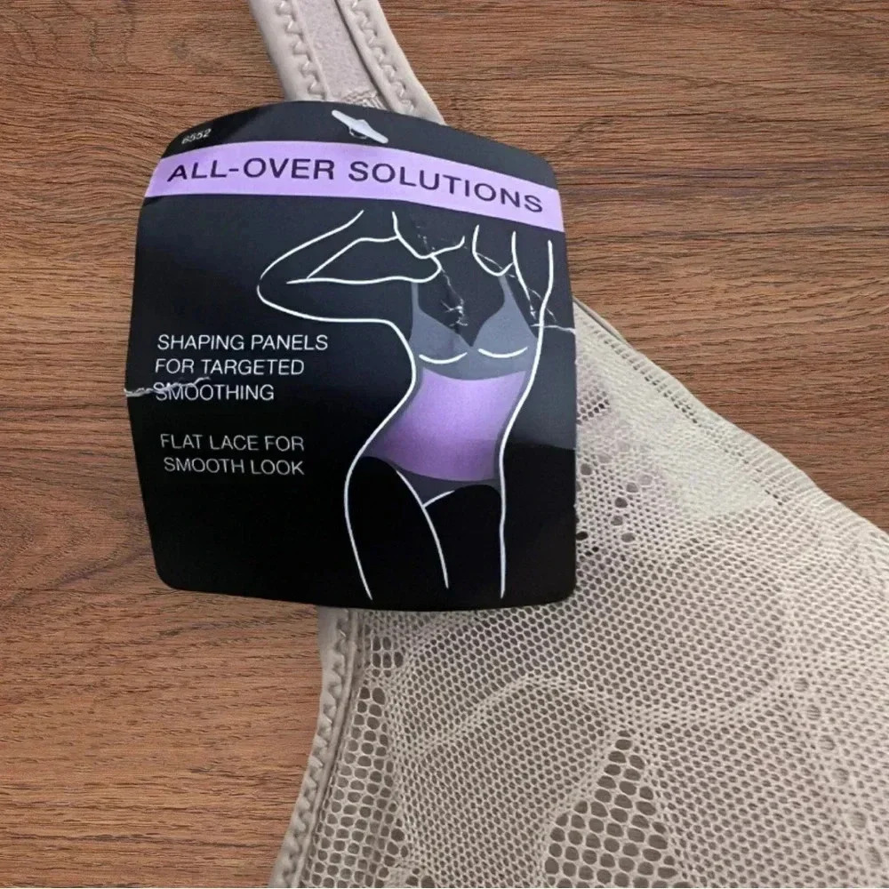 34DD Bali Ultra Light Women`s Body Briefer Nude Shapewear - Picture 4 of 5